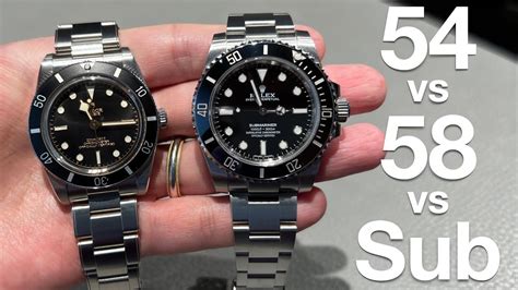 tudor bb54 vs rolex submariner|tudor oyster 54 review.